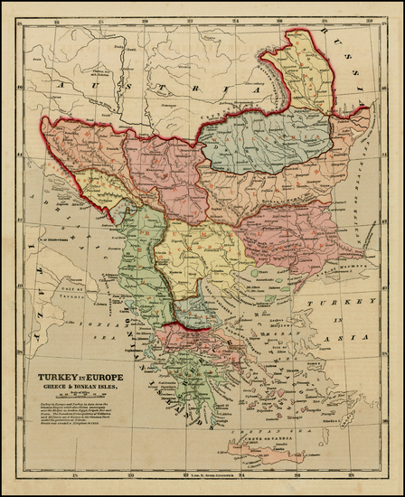 91-Baltic Countries, Turkey, Balearic Islands and Greece Map By Sidney Morse