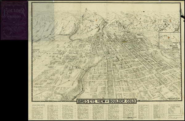 0-Rocky Mountains Map By Benford-Bryan Publishing Co.