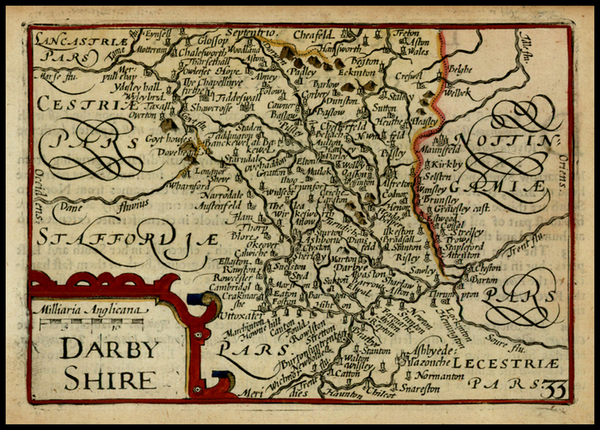 12-British Counties Map By John Speed