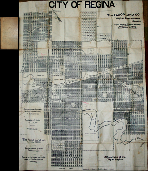 63-Canada Map By Flood Land Company