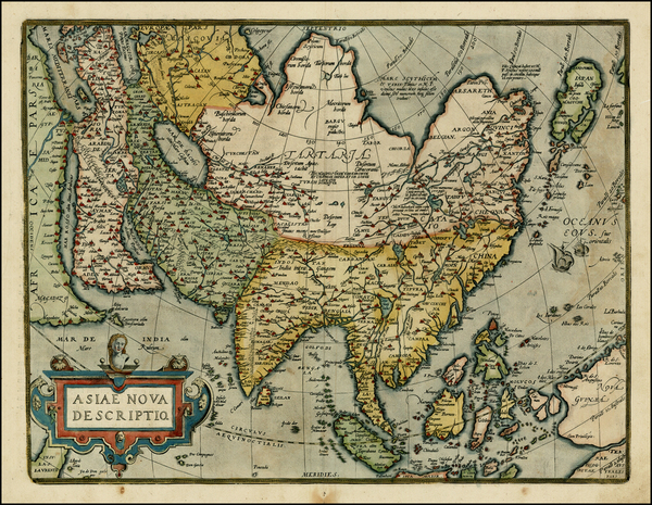 25-Asia, Australia & Oceania and Oceania Map By Abraham Ortelius