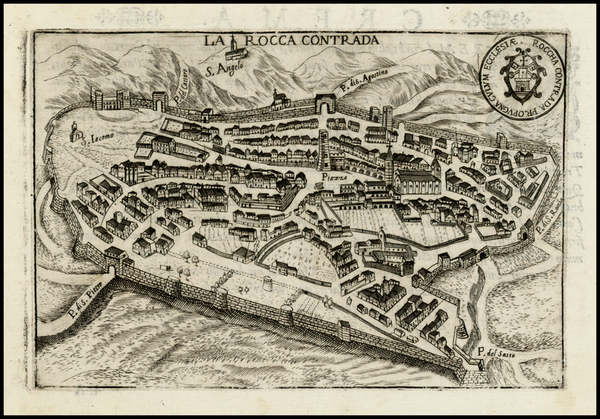 1-Italy and Other Italian Cities Map By Pietro Bertelli