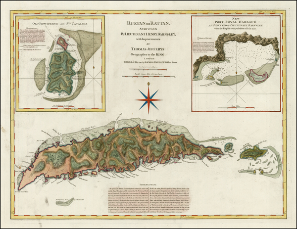 6-Caribbean Map By Laurie & Whittle