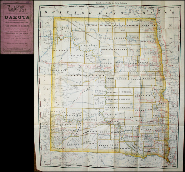 97-Plains Map By Rand McNally & Company