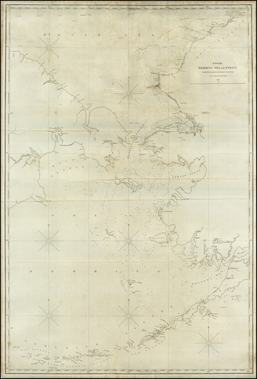 78-Polar Maps, Alaska and Russia in Asia Map By E & GW Blunt