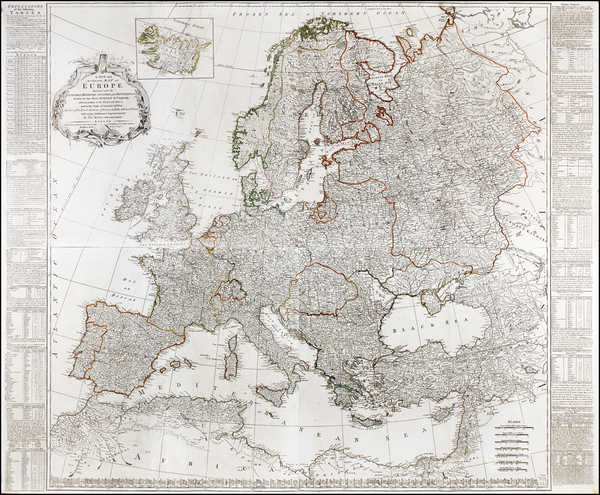 72-Europe and Europe Map By Robert Sayer