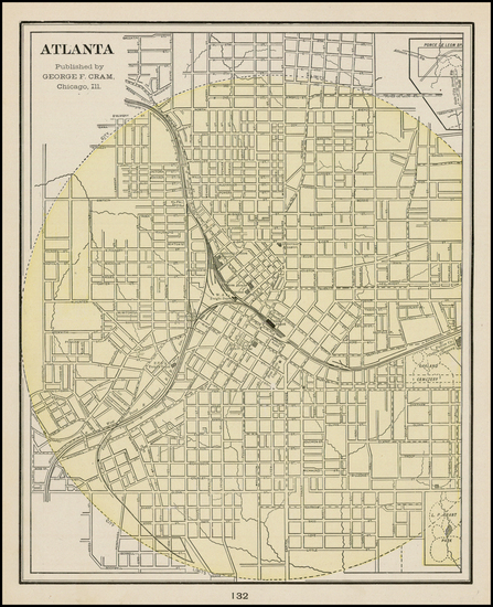 16-Southeast Map By George F. Cram