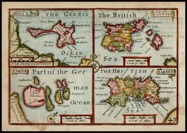 88-British Isles Map By John Speed