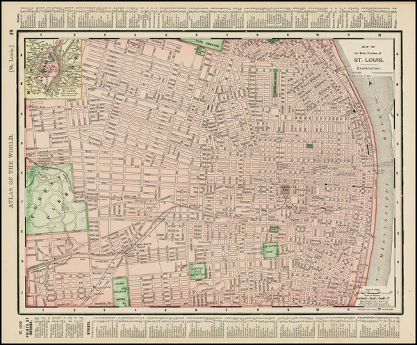 1-Midwest Map By Rand McNally & Company