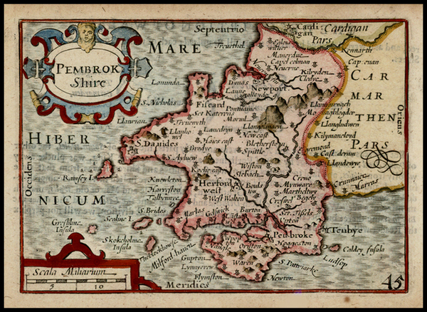 40-British Isles Map By John Speed