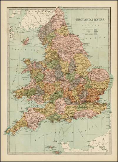 51-British Isles Map By T. Ellwood Zell