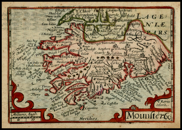 62-Ireland Map By John Speed