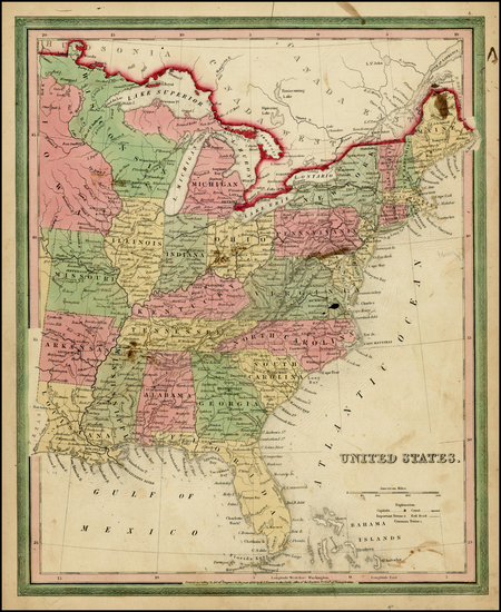 27-United States Map By Henry Schenk Tanner