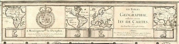 22-World, World, Eastern Hemisphere, Western Hemisphere, South America and America Map By Pierre D