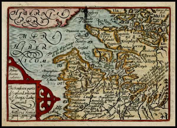 45-Scotland Map By John Speed