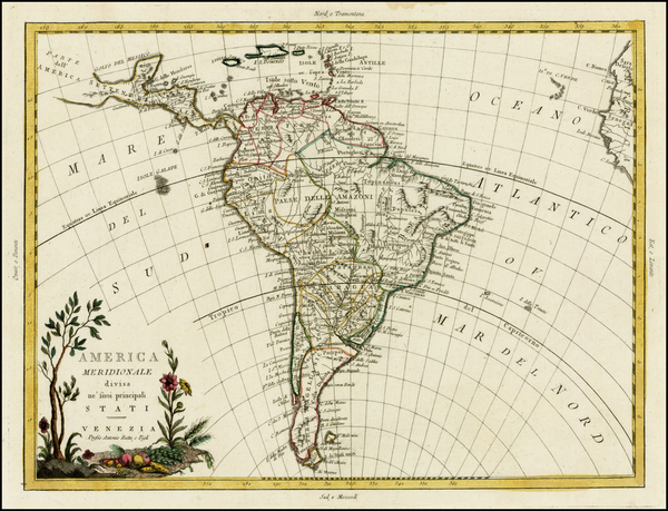 12-South America Map By Antonio Zatta