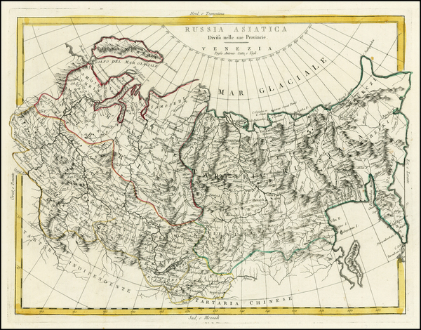 42-Central Asia & Caucasus and Russia in Asia Map By Antonio Zatta