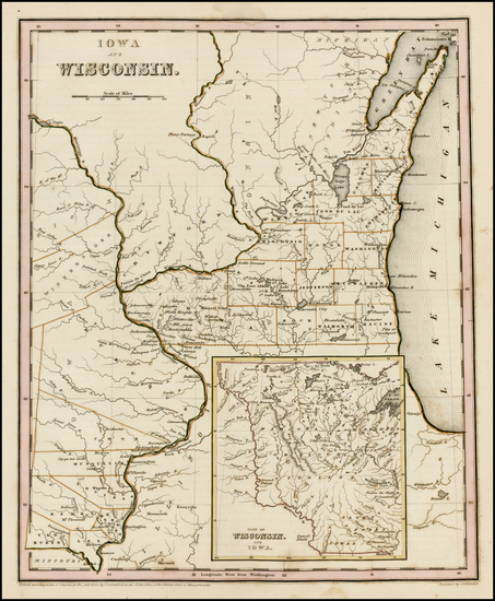 60-Midwest and Plains Map By Thomas Gamaliel Bradford