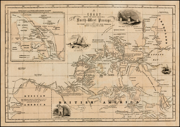 67-Polar Maps and Canada Map By Charles Morse