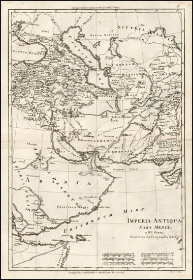 68-Central Asia & Caucasus and Middle East Map By Rigobert Bonne