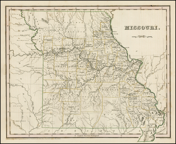 36-Midwest Map By Thomas Gamaliel Bradford