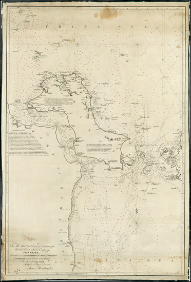 30-Southeast Asia and Other Islands Map By James Horsburgh