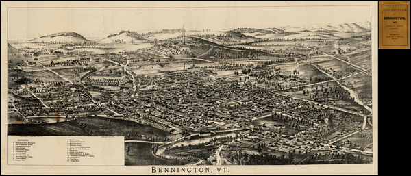 51-New England and Vermont Map By L.H. Burleigh