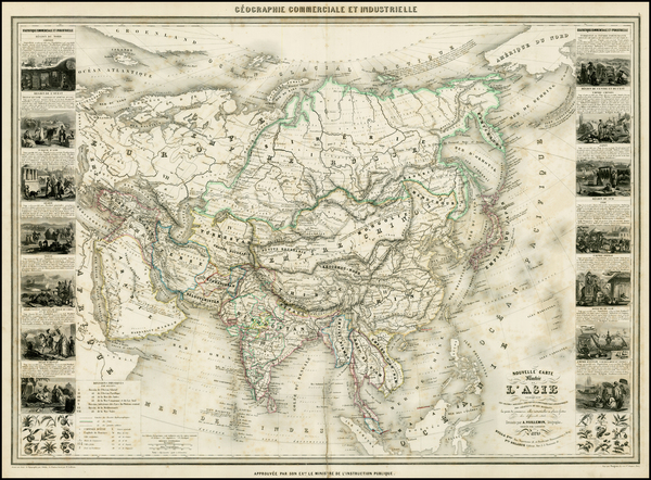 48-Asia and Asia Map By Alexandre Vuillemin