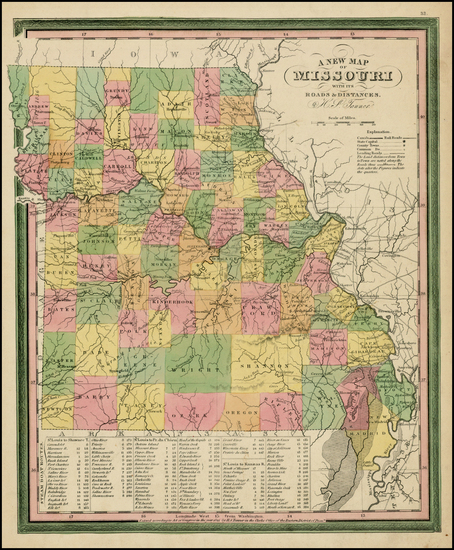 76-Midwest and Plains Map By Henry Schenk Tanner