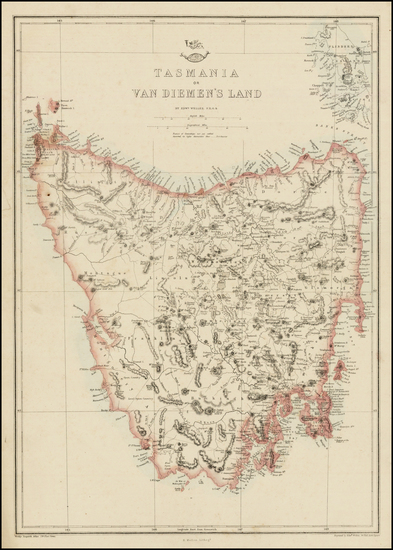 82-Australia Map By Edward Weller