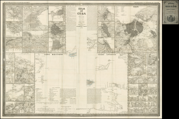 79-Caribbean and Cuba Map By Francisco Coello