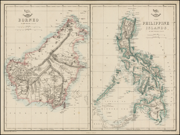 63-Southeast Asia and Philippines Map By Edward Weller