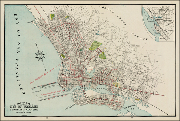 27-California Map By George F. Cram