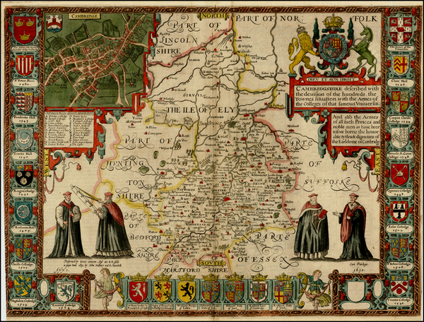 4-British Isles Map By John Speed