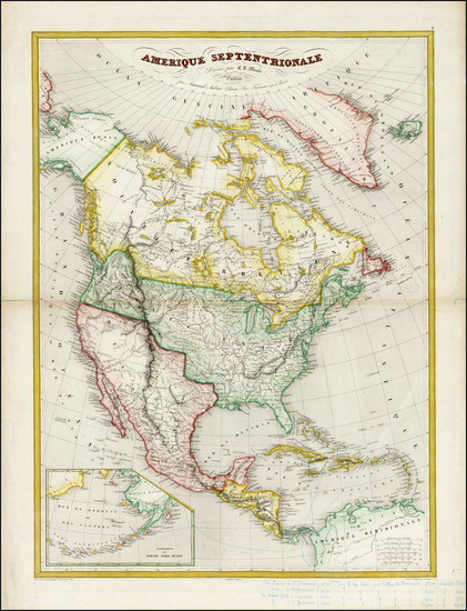 51-Texas, North America and California Map By Charles V. Monin