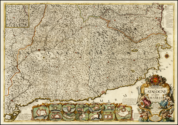 58-Spain Map By Jean-Baptiste Nolin