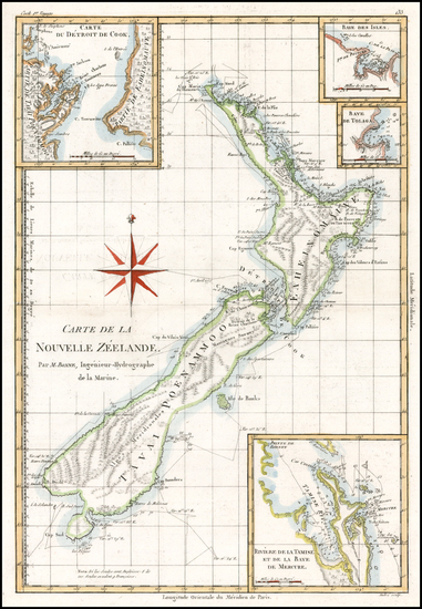 65-New Zealand Map By Rigobert Bonne