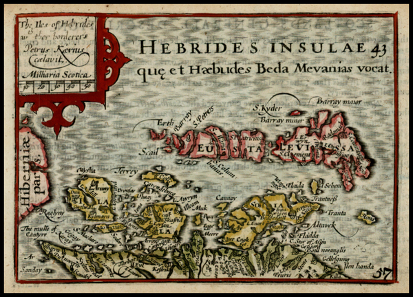 0-Scotland Map By John Speed