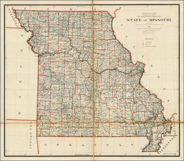 32-Plains Map By U.S. General Land Office