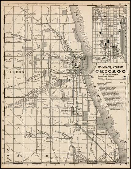 43-Midwest Map By Rand McNally & Company