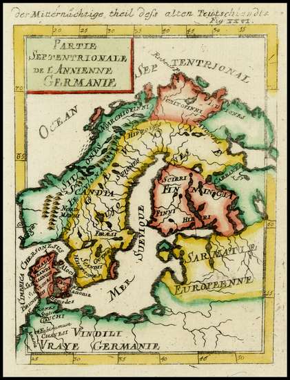 39-Scandinavia Map By Alain Manesson Mallet