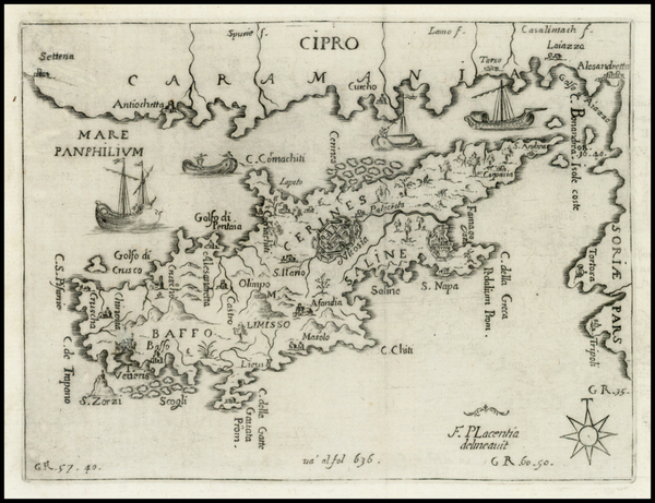 33-Turkey, Cyprus, Balearic Islands and Greece Map By Francesco Piacenza