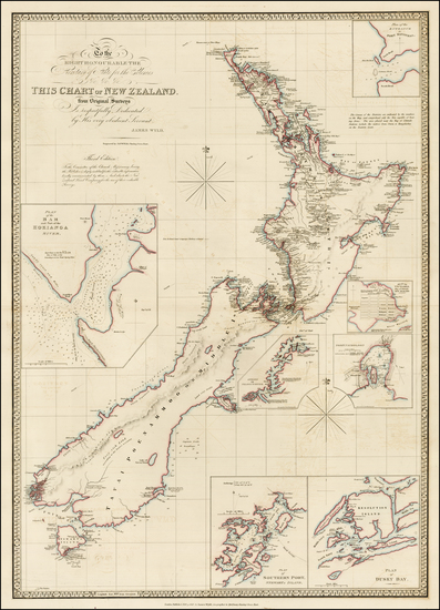 38-New Zealand Map By James Wyld