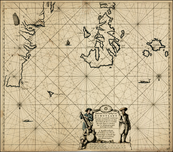 35-Scotland Map By Johannes Van Keulen