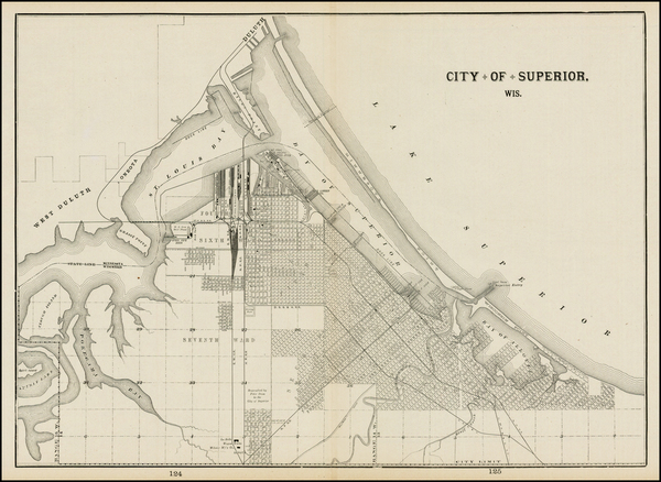 67-Midwest Map By George F. Cram