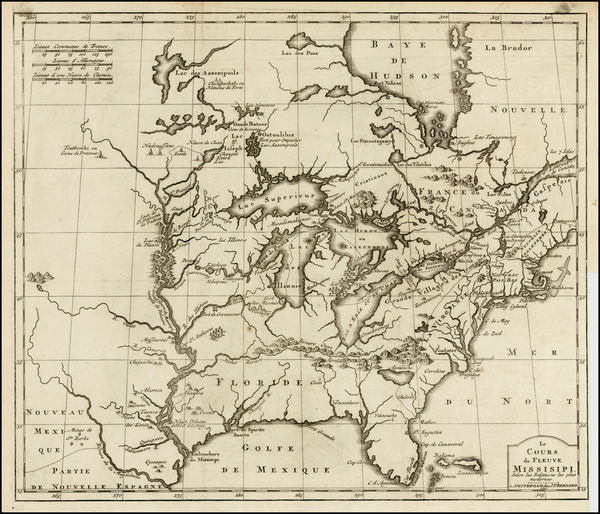 80-United States, Southeast, Midwest and Plains Map By J.F. Bernard