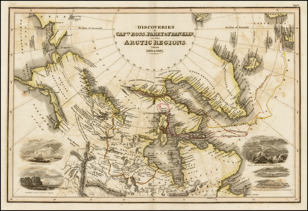 11-Polar Maps, Alaska and Canada Map By John Wyld