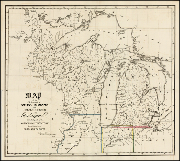 57-Midwest Map By David Hugh Burr