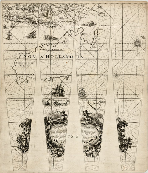 58-Southeast Asia and Other Islands Map By Johann Friedrich Endersch