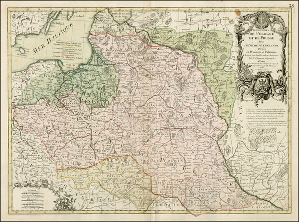 68-Poland and Baltic Countries Map By Jean Janvier